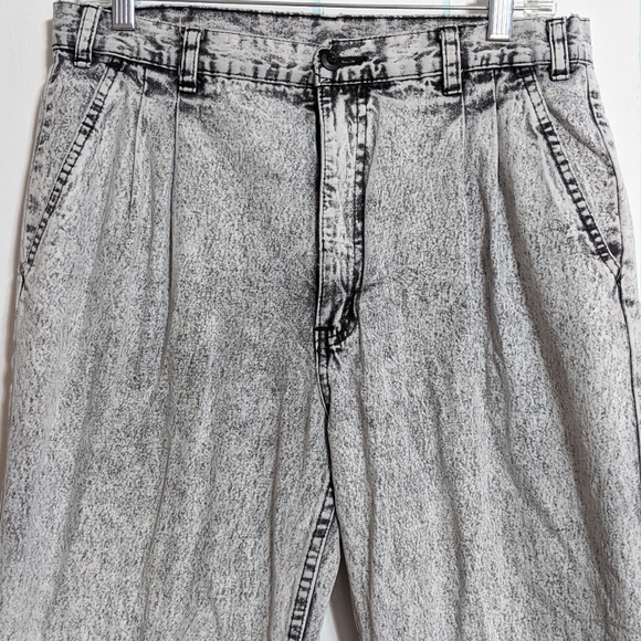 VTG Loafers Acid Wash Jeans 30 Waist - Picture 3 of 8